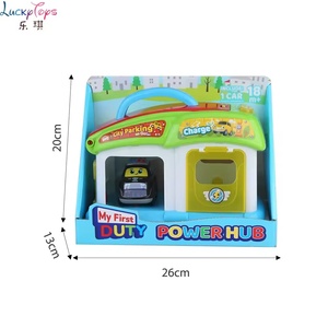 <strong>My</strong> <strong>First</strong> Duty Squad Portable City Track Set with Freewheel Cars Easy Push and Go Toy for Toddlers <strong>on</strong> the Go Travel Play - Product Image 5