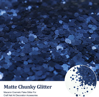 Paillettes hexagonales mates pastel macaron, de tailles variées, pour nail art, résine, artisanat, époxy, décoration DIY, échantillons en vrac