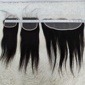 Letsfly Hair Extensiones de Cabello con Cierre de Encaje HD 4x4, 5x5 y 6x6, Cabello Humano de 16-24 Pulgadas, Color Natural, 10 Piezas, Venta al por Mayor de Fábrica - Product Image 2