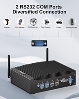 Nouveau HYSTOU Mini PC H7 I5 8350U 8 * USB 1 * DDR4 260pin ordinateur Portable industriel sans ventilateur