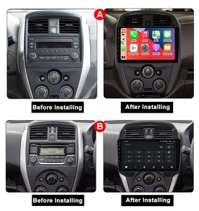 Autoradio android per Nissan Versa 2014-2020 auto radio RDS 4G LTE WIFI BT split-screen AM FM car video QLED DSP - Product Image 4