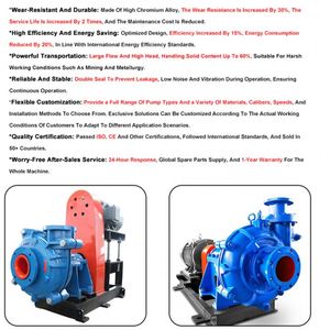 Bomba Centrífuga para Deshidratación de Lodos de Alta Presión CDHB, Resistente a la Abrasión Severa, para Lodos de Minería - Product Image 2