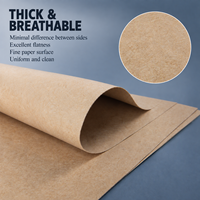 Papier kraft vierge naturel pressé à chaud, haute densité et amortissement uniforme, papier de laminage pour cartes électroniques PCB