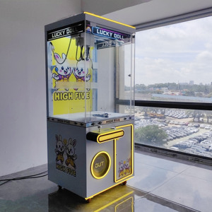 Nhà Sản Xuất Trẻ Em Giá Rẻ Đồ Chơi May Mắn Mini Claw Máy Búp Bê Nhỏ Arcade Trò Chơi Máy Đồng Xu Hoạt Động Claw Máy - Product Image 4