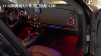 Lampe d'ambiance pour intérieur de voiture Console centrale Tableau de bord APP Contrôle de la porte Lumière d'ambiance LED RVB pour Audi A3 2014-2018