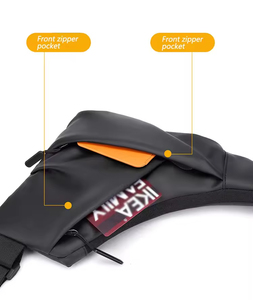 Bolsa de Viagem Antifurto <span class=keywords><strong>Slim</strong></span> Sling <span class=keywords><strong>Bag</strong></span>, Bolsa Transversal para Homens e Mulheres, Bolsa de Peito Casual Impermeável para Viagem - Product Image 4