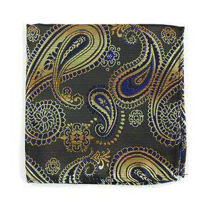 مخصص بيزلي منديل بوليستر مربعات جيب للرجال فاخر منديل جيب للرجال - Product Image 2