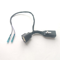 Kabel Konektor Tahan Air Molex 33482 33472 Dua Baris 12p dengan Kawat Tembaga Fleksibel Tinggi, Kabel Harness Mobil Kustom OEM