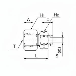 Nitta Quick Seal FITTING FC1N3/8 - Product Image 1