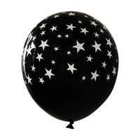 Ballon en latex de 12 pouces ballon étoile à cinq branches point transparent ballon en latex décoration de fête atmosphère nouvel an