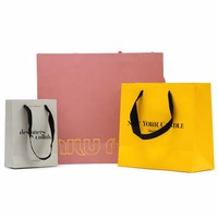Sacs en papier personnalisés colorés, grands sacs shopping personnalisés, sacs cadeaux avec votre logo, impression personnalisée sur papier, sac cadeau vert