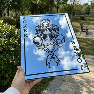 Espejo Acrílico con Forma de Anime Hunter <span class=keywords><strong>X</strong></span> Hunter Hisoka, Espejo de Pared de Alta Calidad, Transparente, Duradero, Diseño Personalizado para Decoración del Hogar - Product Image 4