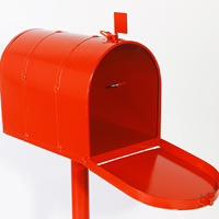 Boîte aux lettres rétro européenne en fer, modèle extérieur, étanche à la pluie, avec serrure, boîte à suggestions, accessoire décoratif