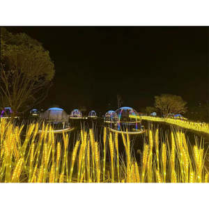 Domo Geodésico de PC con Diseño Moderno Tipo Iglú a <span class=keywords><strong>Precio</strong></span> de Fábrica para <span class=keywords><strong>Glamping</strong></span>, Cafetería al Aire Libre, Hoteles, Villas y Parques - Product Image 5