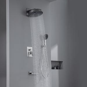 Nouveau design 3 caractéristiques encastré mural salle de bain <span class=keywords><strong>baignoire</strong></span> <span class=keywords><strong>douche</strong></span> ensemble robinet rond <span class=keywords><strong>douche</strong></span> robinet ensemble - Product Image 6