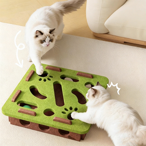 Juguete de Fieltro de Lana Ecológico para Gatos, Juego de Escondidas, Ejercicio y Diversión, Estimula los Instintos de Caza - Product Image 5