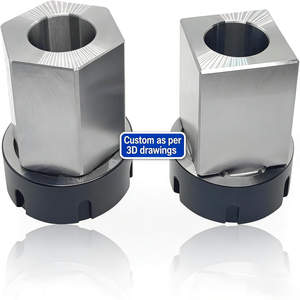 Portaherramientas de Grado Industrial para Máquina de Grabado CNC, Serie ER, de Acero Inoxidable de Alta Precisión con Sujeción Personalizada - Product Image 2