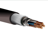 IEC60502 0,6/1KV cubierta de plomo PVC/XLPE aislamiento cubierta de PVC cable de alimentación de armadura de alambre de acero a IEC60332