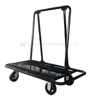 Chariots de transport robustes pour panneaux de cloisons sèches et marbre, capacité de 2200 lb, pour le transport industriel