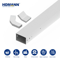 Échelle à câbles GI Hdmann certifiée CE NEMA, surface lisse, installation facile, 75x50mm, pour atelier industriel, routage intérieur