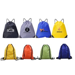 210D polyester khô phòng tập thể dục Dây Kéo Túi thời trang phong cách Kid thể thao ba lô trong trắng xanh màu hồng-bền Nylon mở đóng cửa không thấm nước - Product Image 4