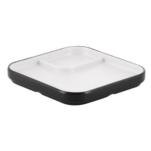 <b>Melamine</b> <b>plates</b>, Japanese-style barbecue and hot pot restaurant special <b>plates</b> for crispy pork, plastic divided snack <b>plates</b>, - Product Image 5