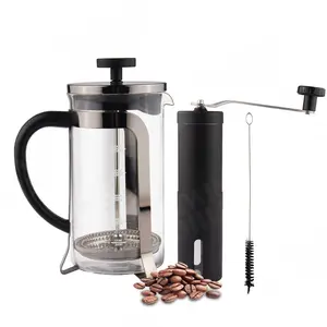 Modern Kitchen wares French Press Coffee & Tea Maker Glass coffee press for coffee and Tea home use