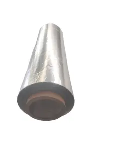 Papel de aluminio recubierto de PE, rollo de película pet de aluminio metalizado para aislamiento