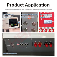Botón Metálico HBAN de Encendido/Apagado de 22 mm, 220 V, Terminal de Pin, Cabeza Plana, Normalmente Abierto, Momentáneo/Con Retención, IP67, Interruptor de Botón Pulsador de Superficie Grande