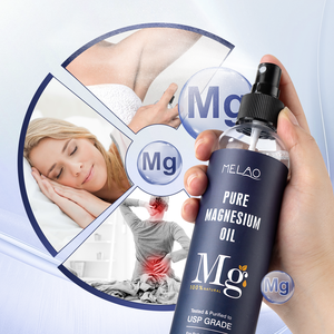Spray d'huile de magnésium pur pour apaiser les jambes et détendre le corps 237 ml, spray cutané naturel au chlorure de magnésium pour la routine quotidienne - Product Image 4