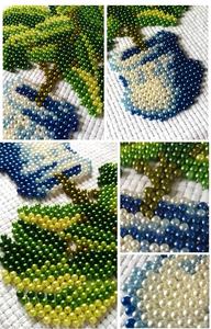 Nuevo Producto 2025, Kit de Bordado de Flores con Cuentas de Perlas Hechas a Mano, Técnica de Bricolaje en Algodón para Principiantes - Product Image 5