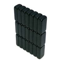 N42MEpoxy noir adhésif personnalisé magnétique multipolaire fort mini bande aimant