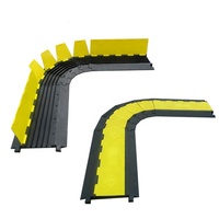 Protecteur multi-angle de rampe de câble en caoutchouc automobile à 5 canaux pour voitures