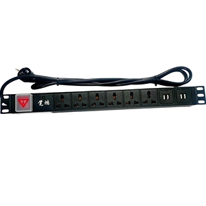 Đơn vị phân phối điện đa năng 6 chiều PDU với cổng USB 4 bit chống sét dây điện và phụ kiện cung cấp - Product Image 4