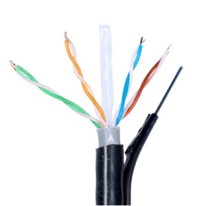 <span class=keywords><strong>สาย</strong></span>เคเบิลเครือข่าย Cat6 UTP สำหรับภายนอกอาคาร กันน้ำ ความยาว 305 เมตร ทนทานต่อรังสียูวี สำหรับฝังดินโดยตรง <span class=keywords><strong>สาย</strong></span><span class=keywords><strong>แลน</strong></span> อินเทอร์เน็ต อีเธอร์เน็ต - Product Image 1