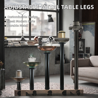 Pieds de table en fonte robustes et modernes pour meubles, détachables, ajustables, à fixation par pince, pour bricolage, pour bancs, tables basses et tables à manger, vente en gros
