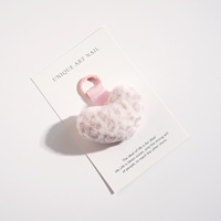 Porte-clés de voiture DIY mignon Faux Rex lapin couleur claire imprimé léopard en peluche poupée sac breloque