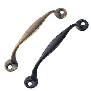 Furniture Handle Bar Zinc Alloy Bronze <b>Black</b> Cabinet Drawer European Style Durable - Product Image 5