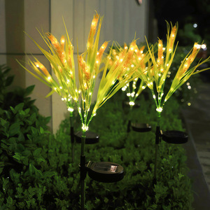 Lámpara Solar LED con Forma de Espiga de Trigo, Decoración Impermeable para Jardín y Césped, 12V CC con Batería Incluida - Product Image 3