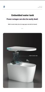 <span class=keywords><strong>Toilette</strong></span> intelligente automatique de petite taille avec réservoir d'eau au sol <span class=keywords><strong>Toilette</strong></span> électrique à impulsions pour usage domestique - Product Image 6