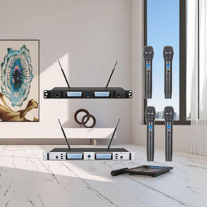 Micrófono inalámbrico KTV, uno a uno, <span class=keywords><strong>de</strong></span> <span class=keywords><strong>segunda</strong></span> <span class=keywords><strong>mano</strong></span>, con banda U, micrófono profesional <span class=keywords><strong>de</strong></span> entretenimiento <span class=keywords><strong>de</strong></span> karaoke familiar - Product Image 5