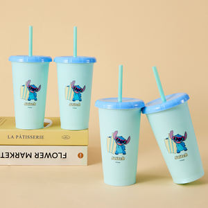 Tazas de Café MINISO al por Mayor de <span class=keywords><strong>Disney</strong></span> <span class=keywords><strong>Stitch</strong></span>, 473 ml, Tazas de Plástico Premium, Lindas Botellas de Agua para Beber - Product Image 2