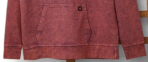 Sweat-shirt à capuche en tricot aspect denim pour homme, doux et confortable, idéal pour le streetwear décontracté et le quotidien - Product Image 2