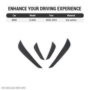 Kit de séparateurs d'air de pare-chocs avant et arrière en fibre de carbone sèche, canards <span class=keywords><strong>AMG</strong></span> Cla 45 <span class=keywords><strong>Amg</strong></span> pour Mercedes Benz CLA45 20-2023 - Product Image 2