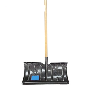 Vente chaude d'hiver : Grande pelle à neige de qualité industrielle avec manche en bois et lame en plastique, 100-120 cm, pour usage extérieur, camping, agriculture, jardin - Product Image 6