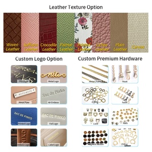 Bolsos de Mano Clásicos de Lujo para Mujer 2024, Bolsos de Asa Superior, Cuero Saffiano PU, Logotipo Personalizado, Bolsos de Mano para Damas - Product Image 6