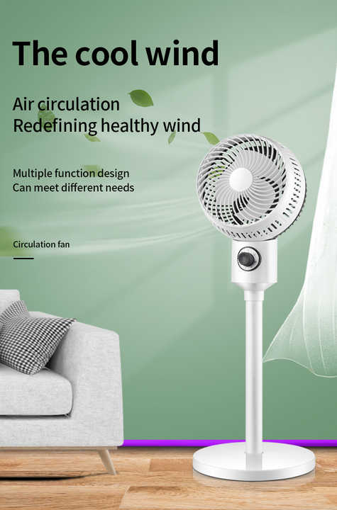 360 Rotating Turbo Floor Fan - Efficient Air Circulation