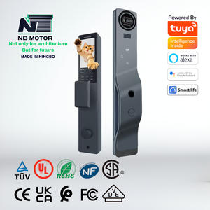 <span class=keywords><strong>NB</strong></span> Moteur Tuya WiFi Reconnaissance faciale Serrure de porte Poignée intelligente Accès sans clé Contrôle APP Design moderne pour hôtels appartements - Product Image 4