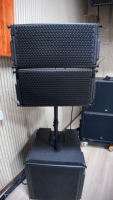 Système de sonorisation Line Array professionnel actif 10 pouces, ensemble 4+2, caisson de basses 18 pouces, aimant néodyme, 135 dB SPL, haut-parleur pour performance scénique