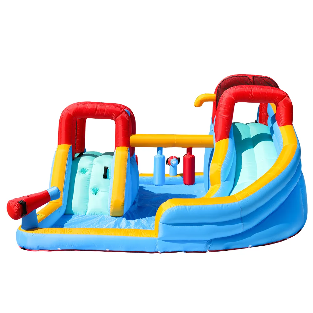 Commercial Bounce House Kids Inflatable Water Slide with Pool Water Park Playing Inflatable Pool Accessory Carton 1 Set CN;GUA